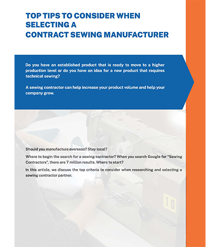 top tips sewing contractor