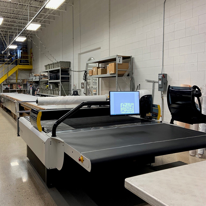 Fabric cutting CNC Pathfinder technology