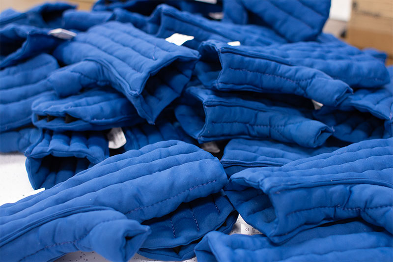 blue compression socks